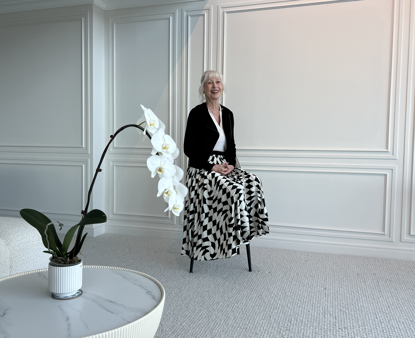 Margaret Stolmack at home