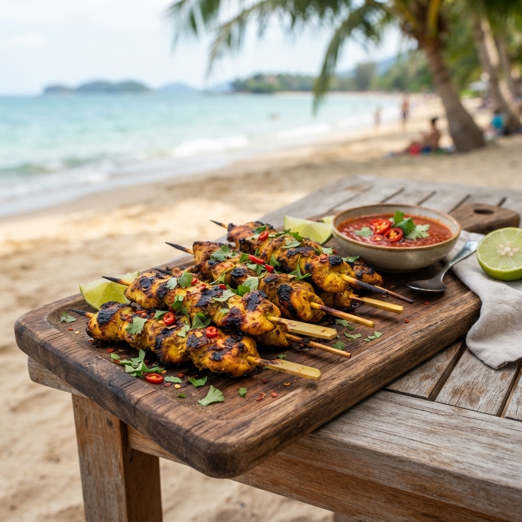 Brochette de poulet