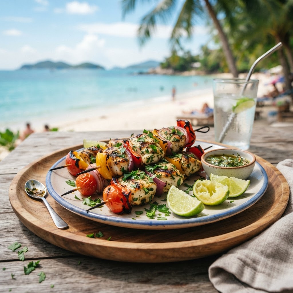 Brochette de poisson