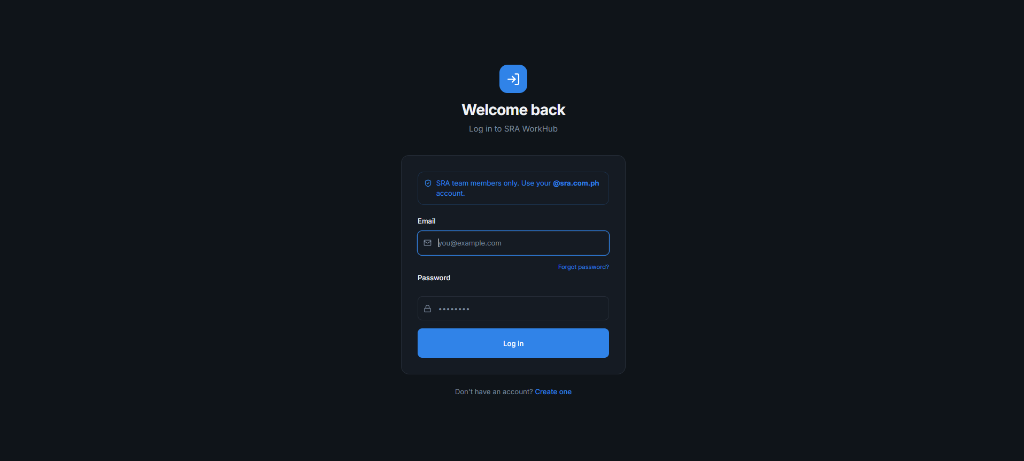 SRA WorkHub