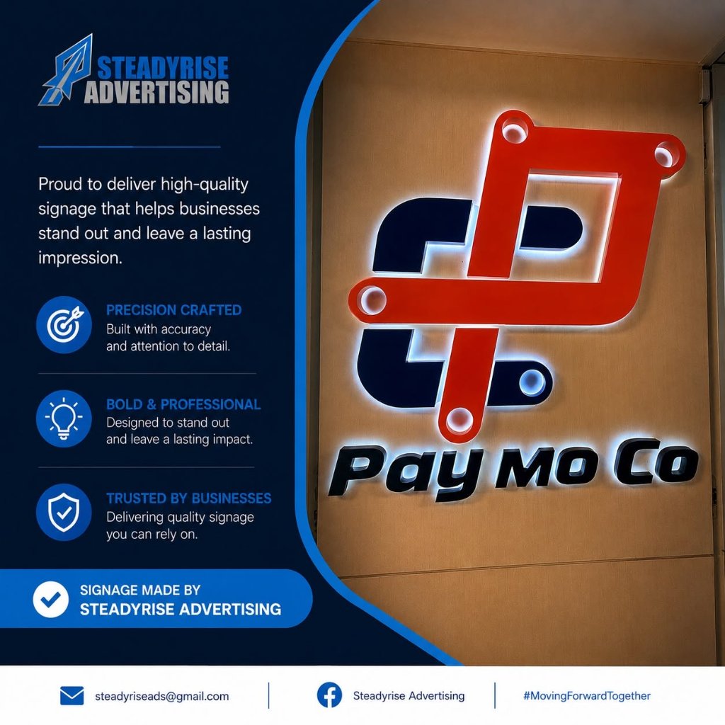 Pay Mo Co Signage