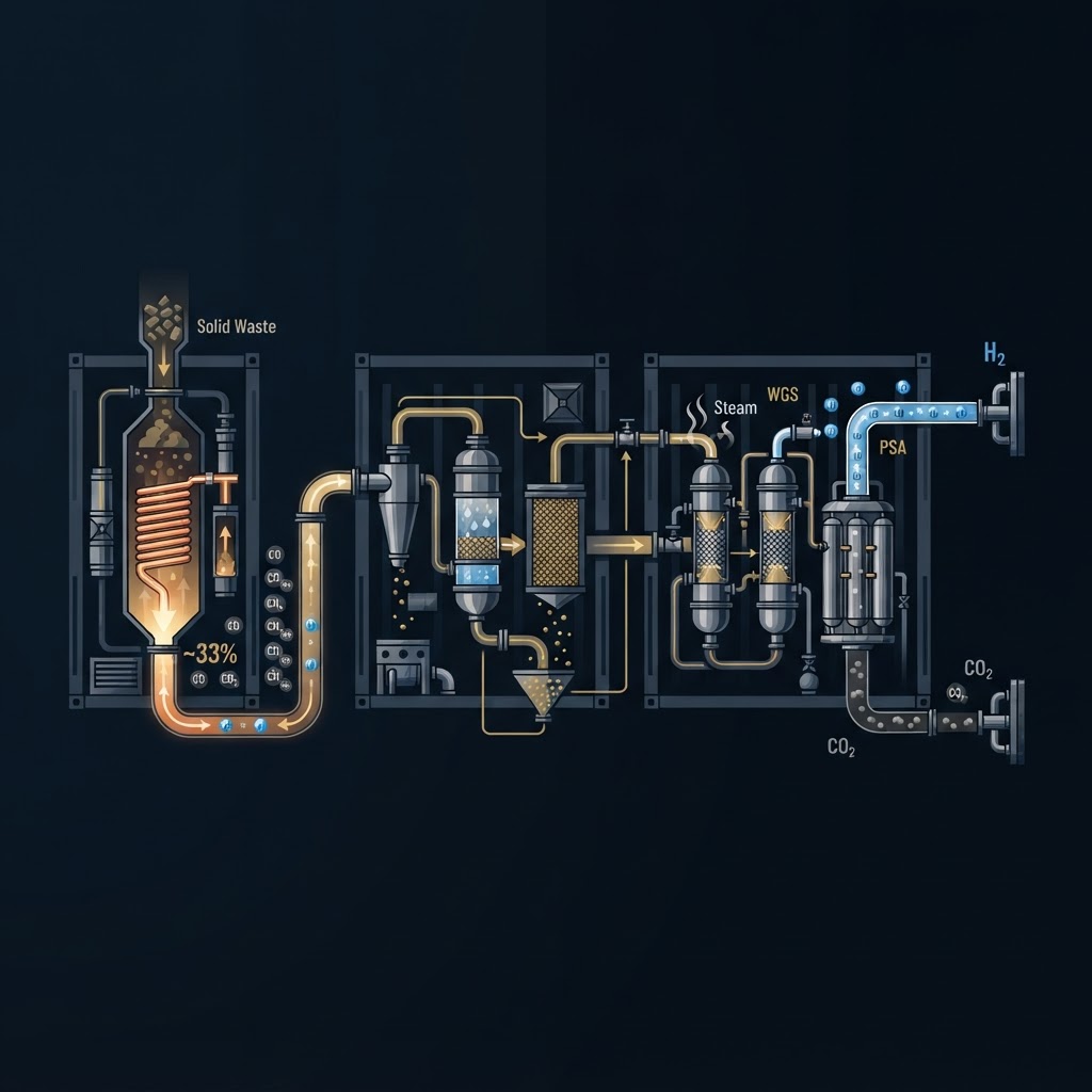 Waste to Hydrogen: What the Gas Actually Contains
