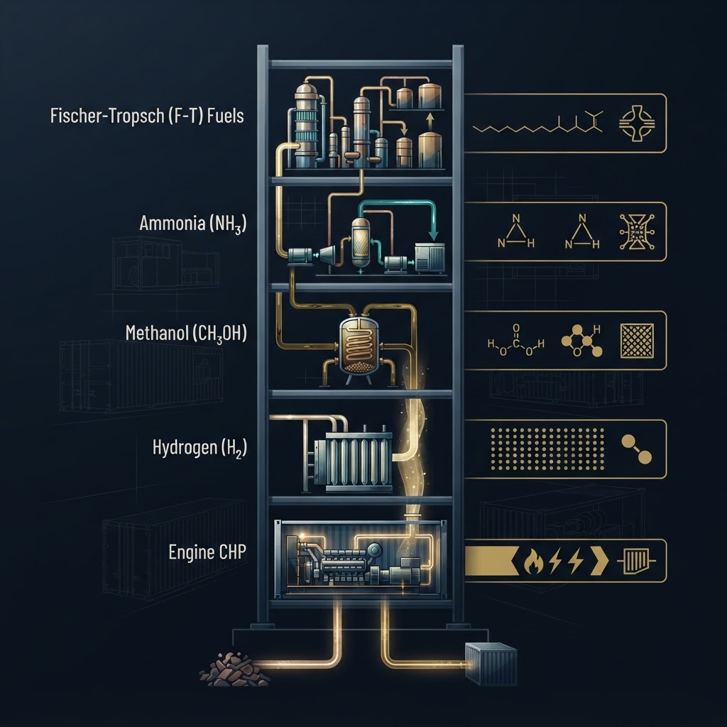 Syngas Applications: Power, Hydrogen, Methanol and FT Fuels