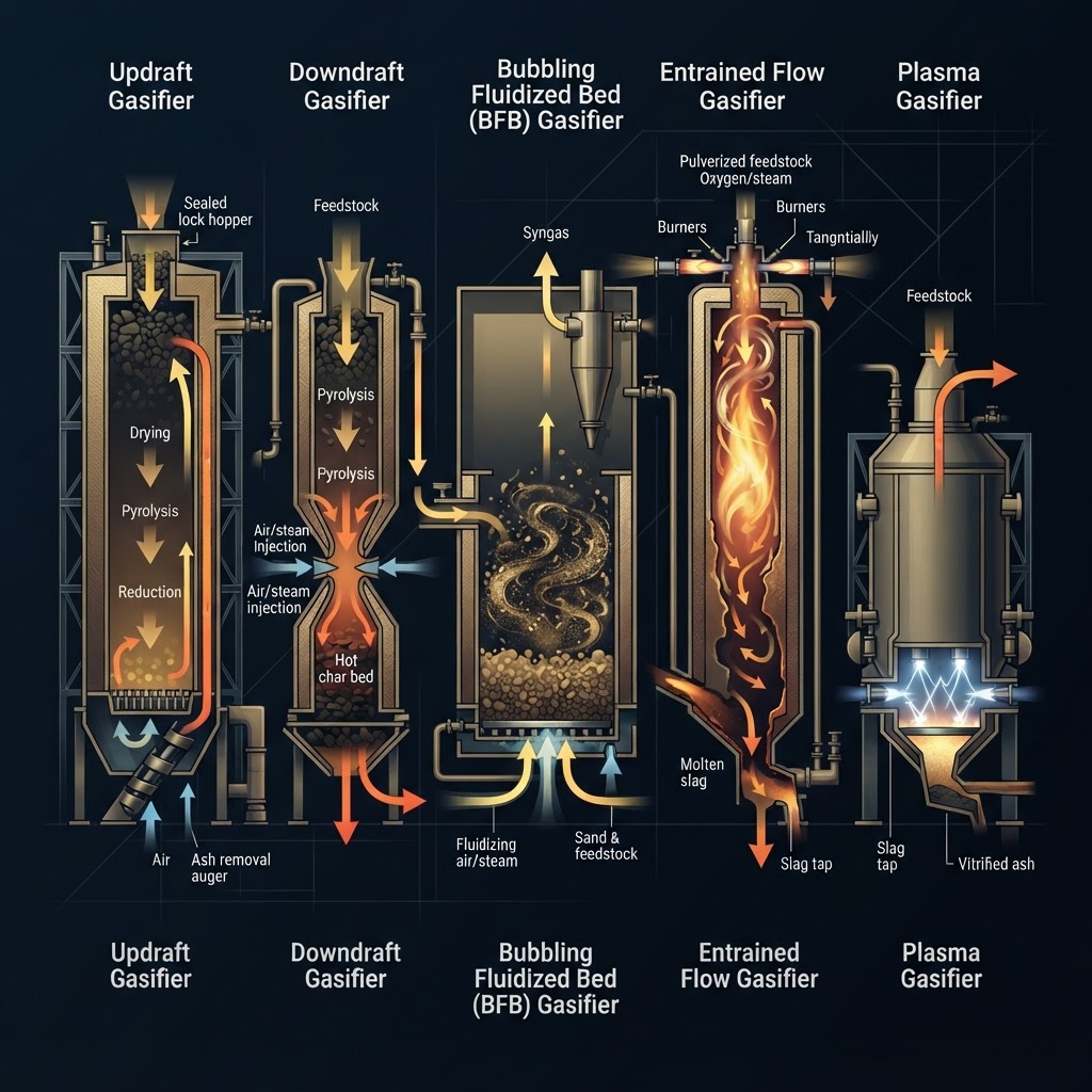 Types of Gasifiers: Which One Survives Real Waste