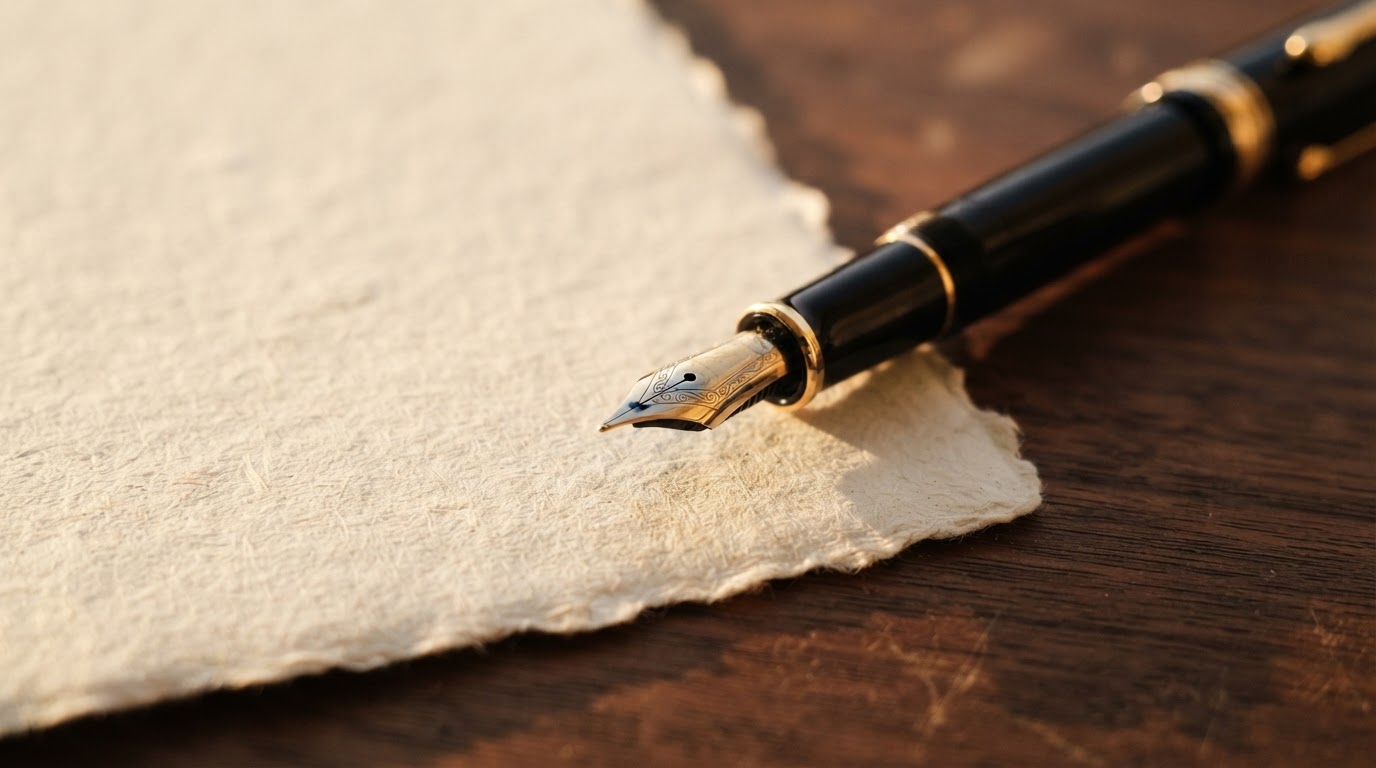 Premium stationery and craftsmanship details