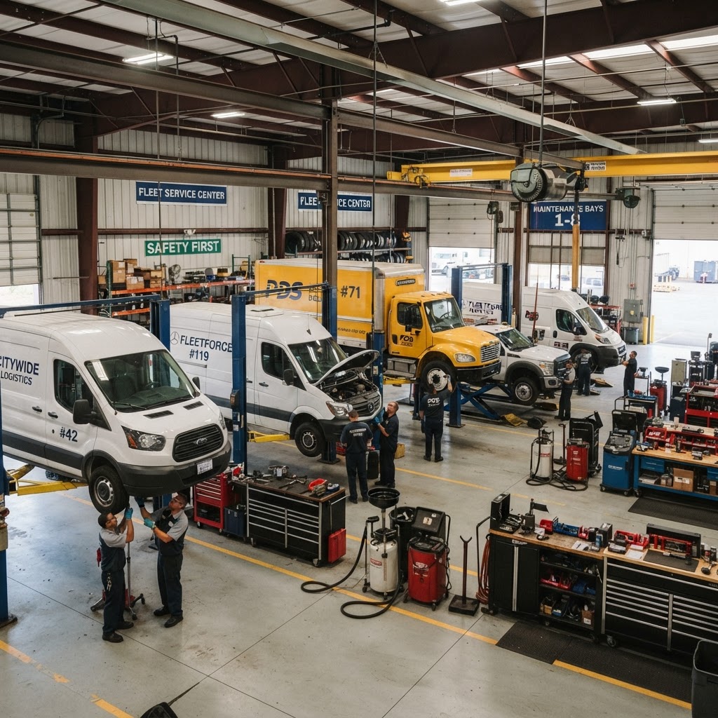 Fleet Service Center website example