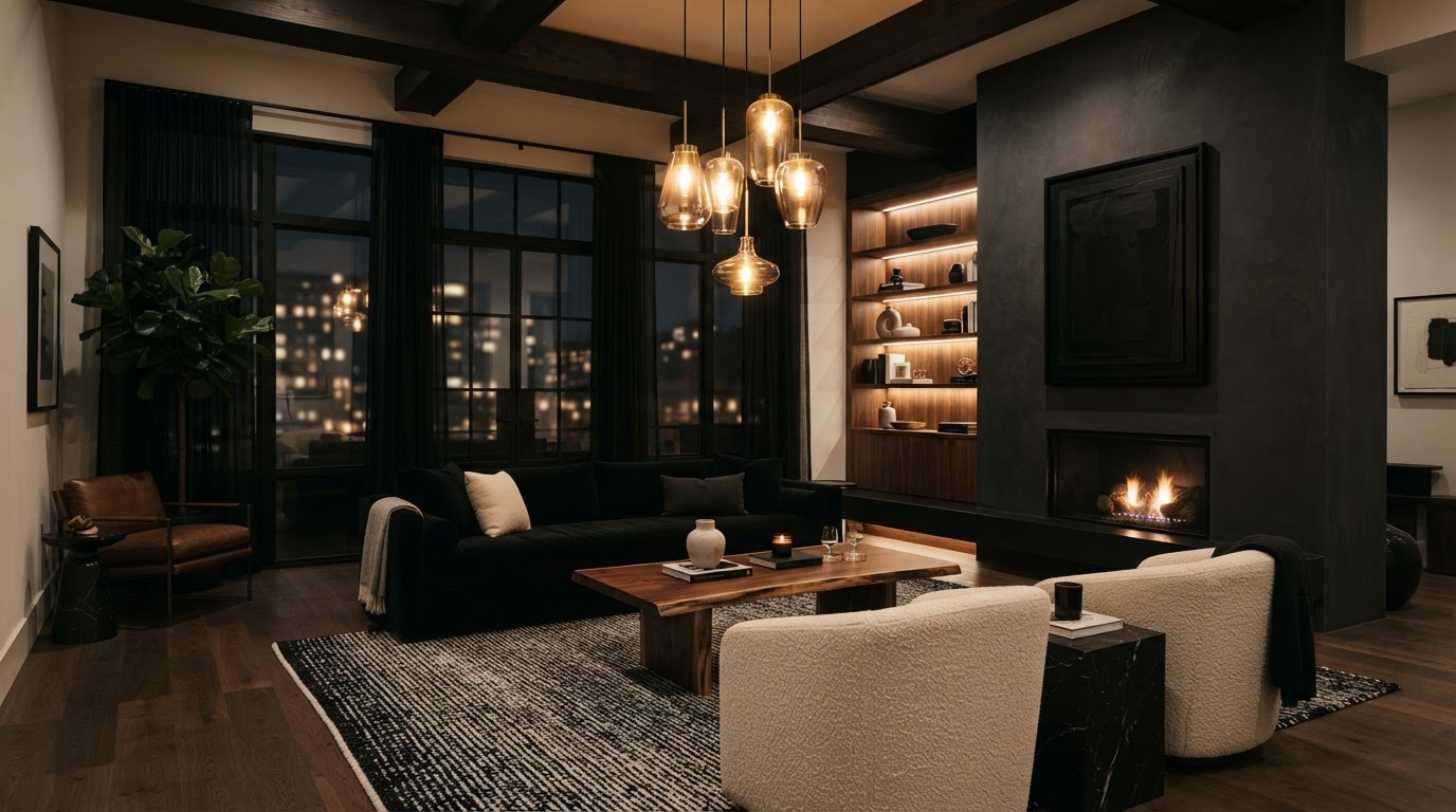 Luxury lighting interior