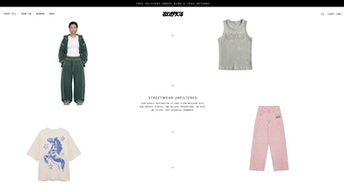 Streetwear Clothing Store  template preview