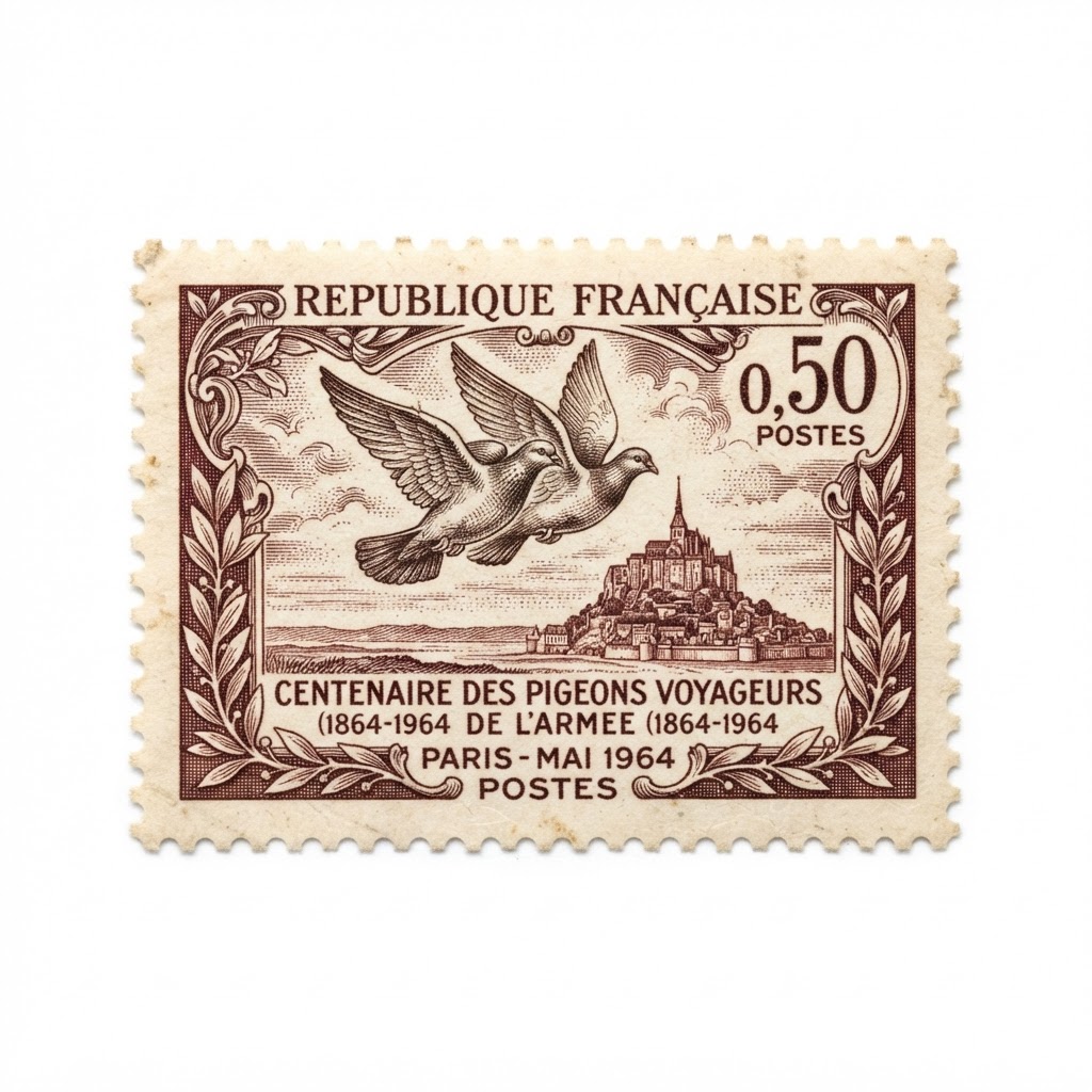 Timbre France 1964