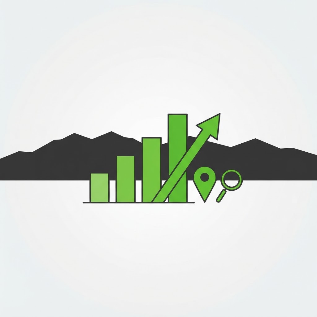 Illustration of contractor SEO rankings improving in Camas, WA