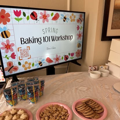 Baking workshop moment