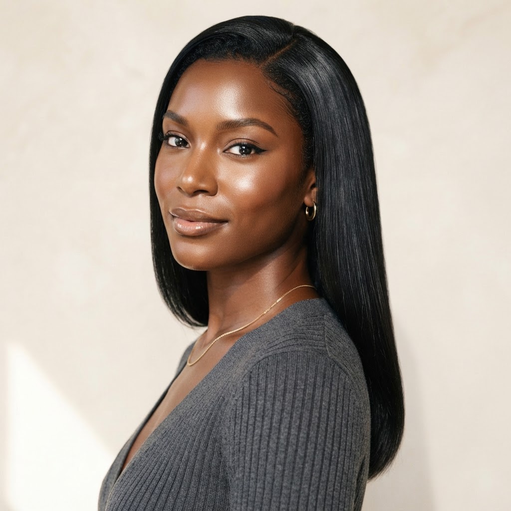 Sleek & Seamless — before and after hair extensions at our Hair Extension Room, Rochester NY