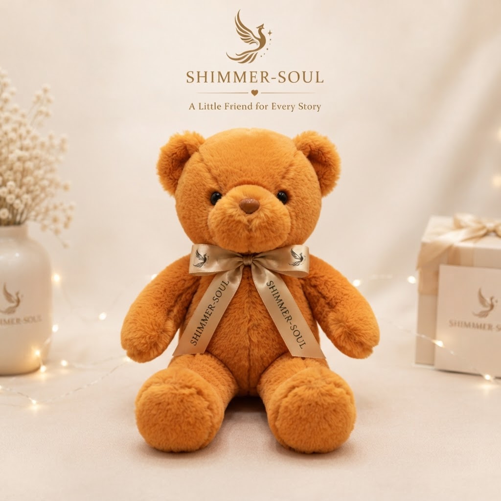 Orange Shimmer Bear