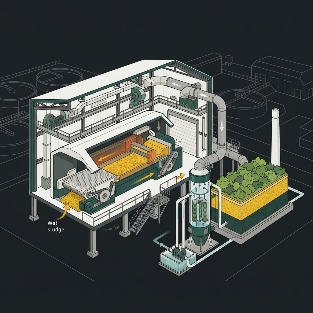 VOC Emissions From Sludge Drying: What Leaves the Dryer