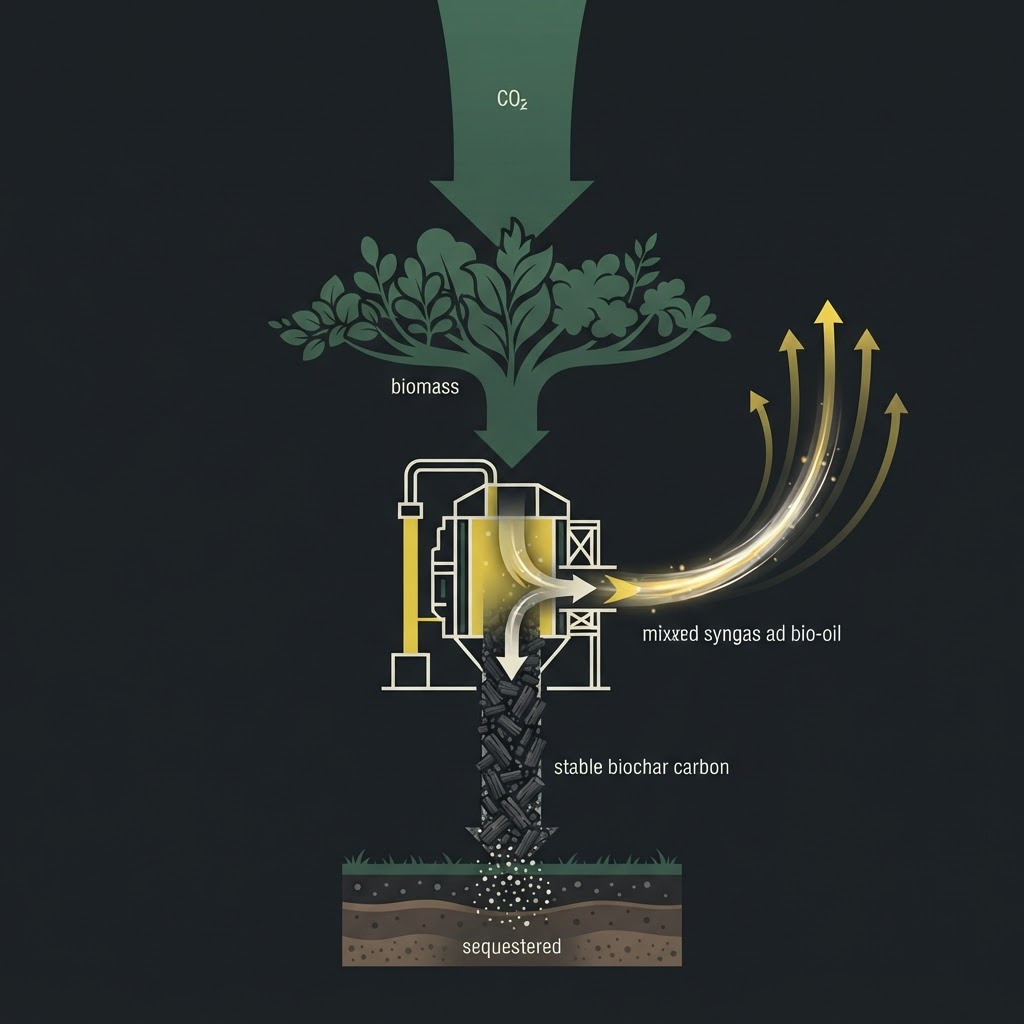 How Biochar Removes CO2 From the Air, Atom by Atom