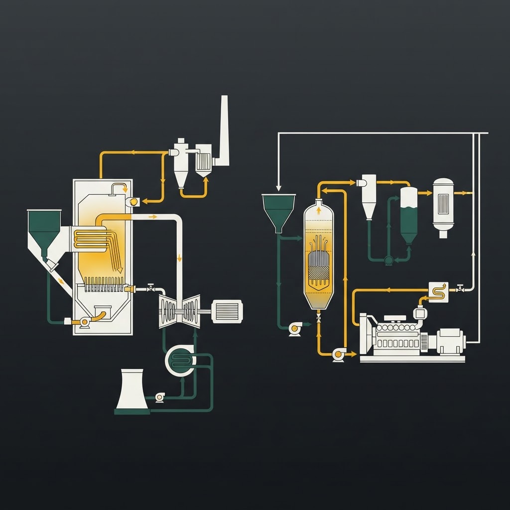 Biomass Gasification vs Combustion: Efficiency, Emissions
