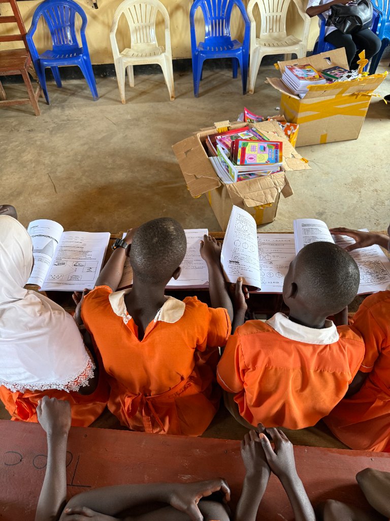 Pupils reading