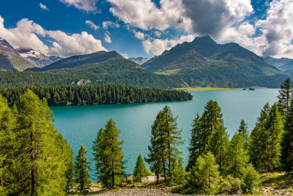 Graubünden Bergpanorama