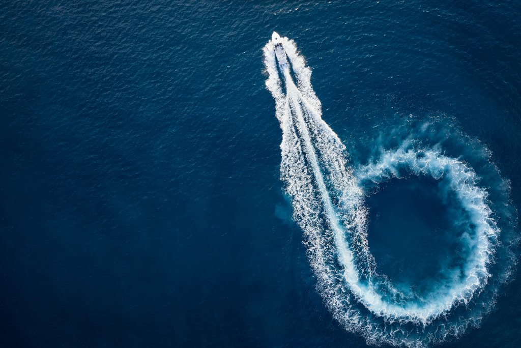 Yacht under management