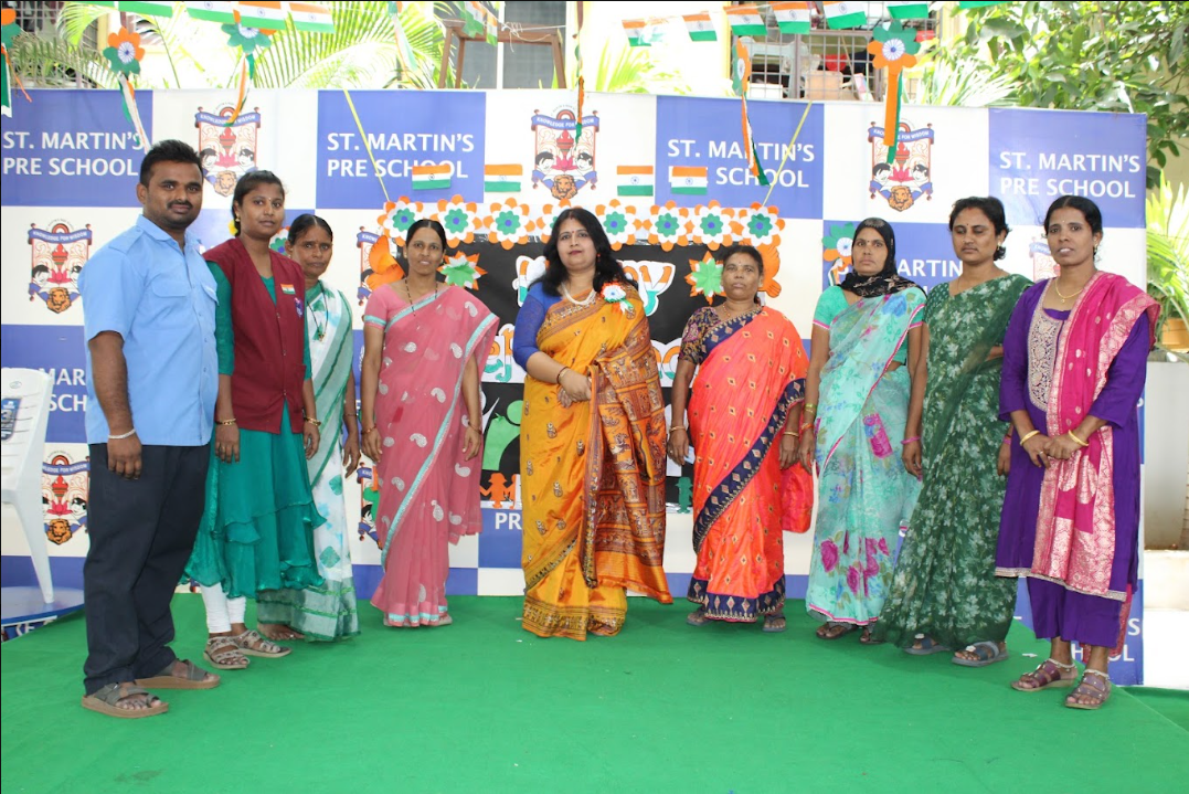 Pre School Independence Day — Staff Group Photograph