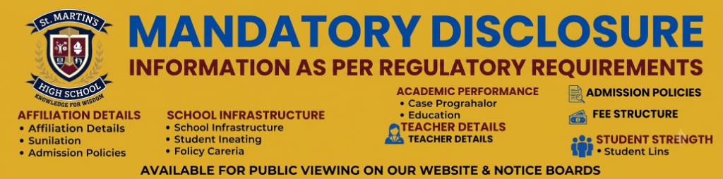Mandatory Public Disclosure