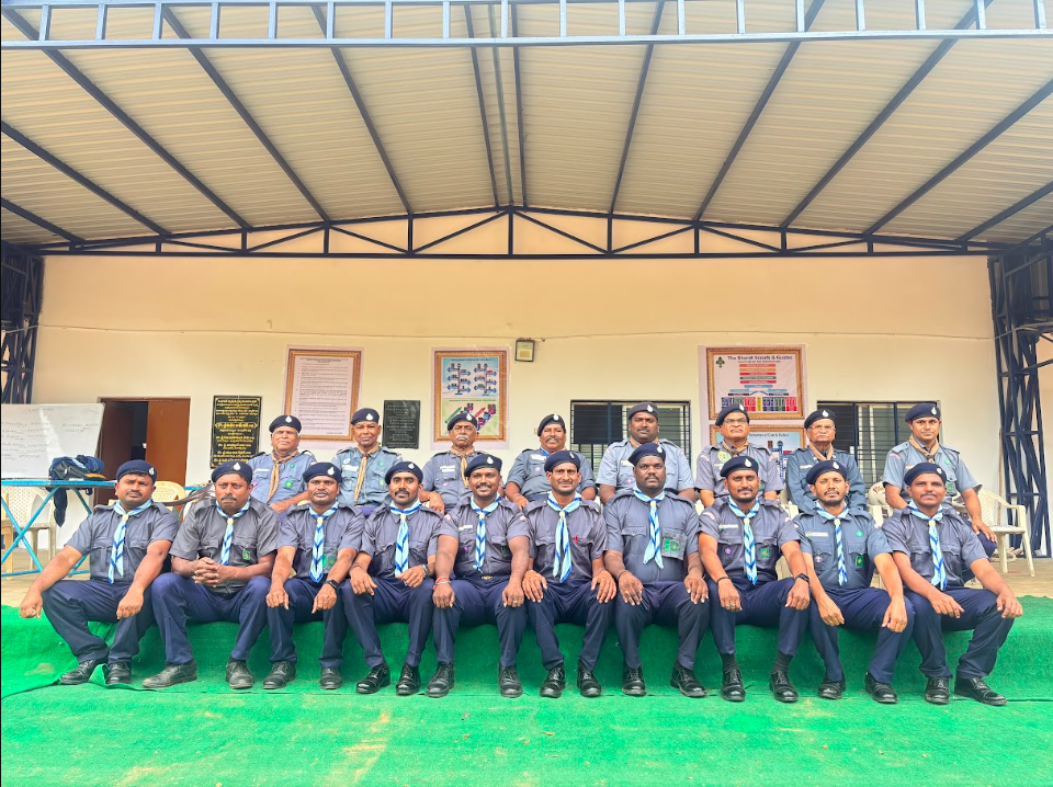 Scout Masters Group Photo — Training Centre