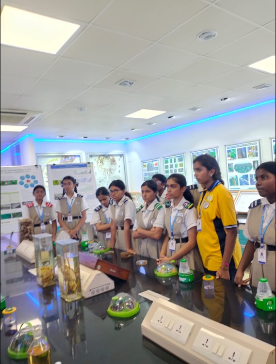 ICRISAT Field Trip — Observing Specimens at the Lab Bench