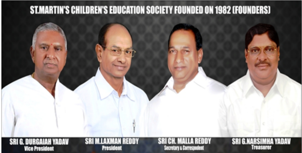 St. Martin's Children's Education Society — Founded on 1982 — Founders