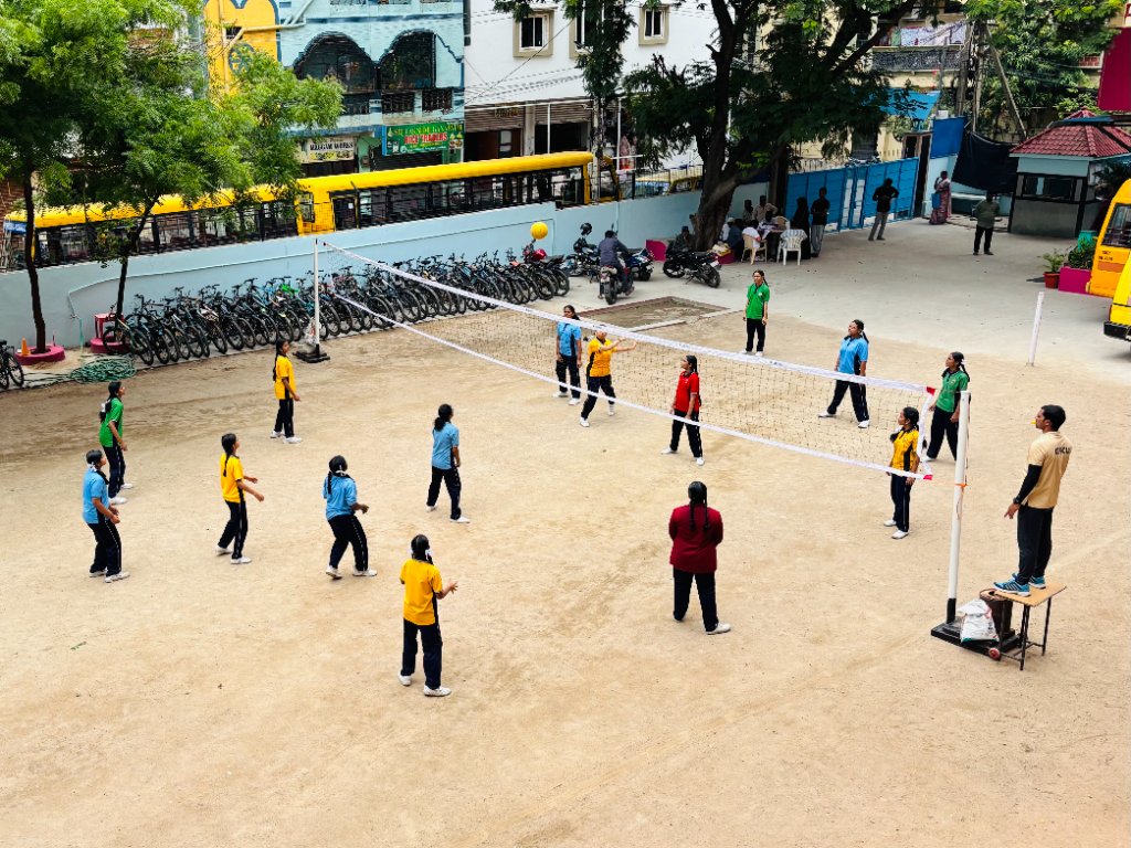 Volleyball Match — Outdoor Court