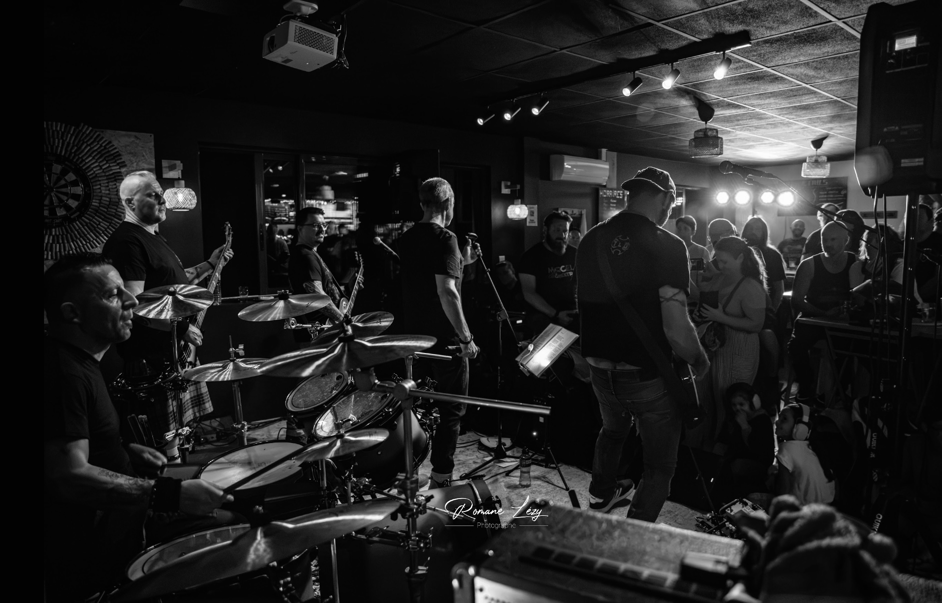 TLD band portrait in industrial setting