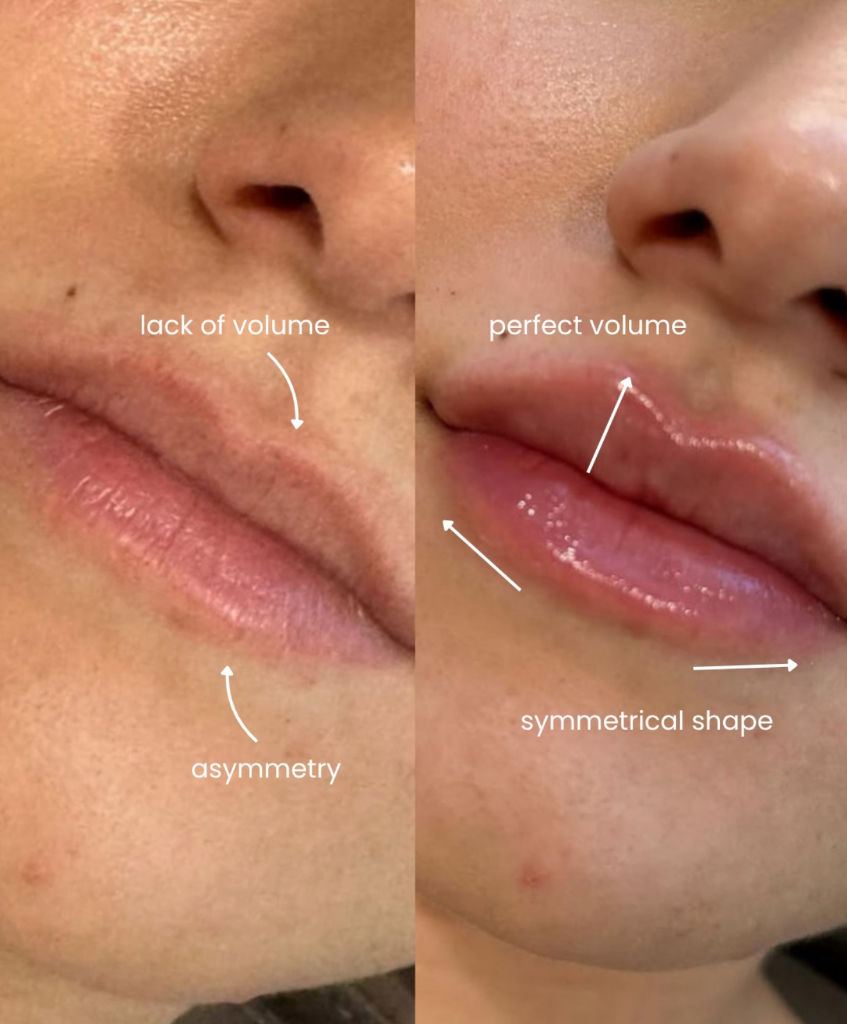 Cheek Filler Before and After in MA