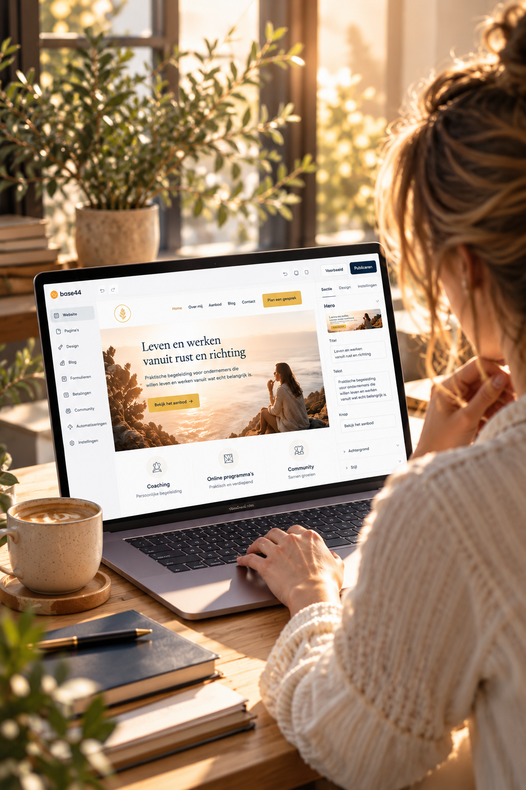Alles in één Website