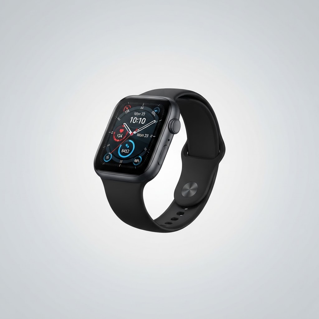 Smart Fitness Watch with Heart-Rate Monitor