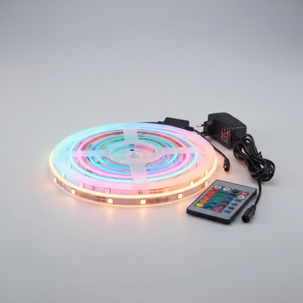5m RGB LED Strip Light with Remote