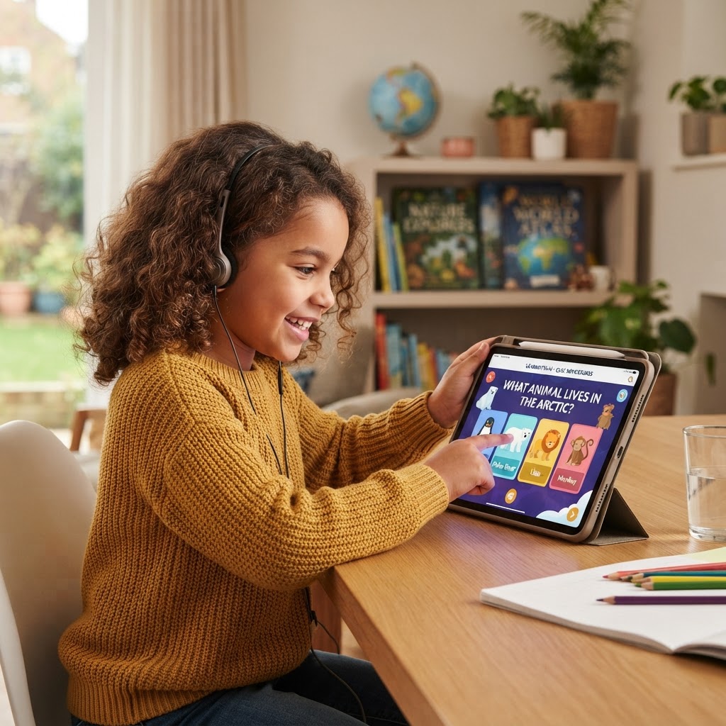 Engaging Minds: How Interactive AI Quizzes Benefit 8-Year-Olds