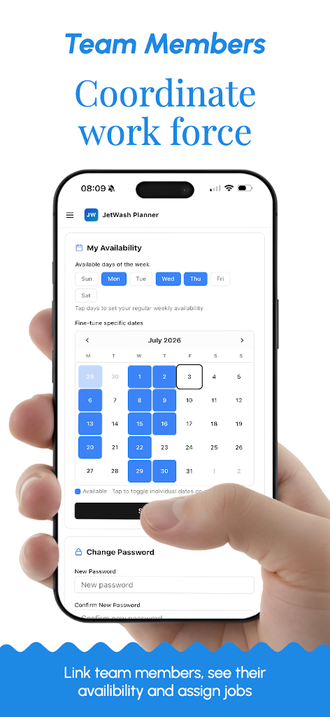 Coordinate your work force