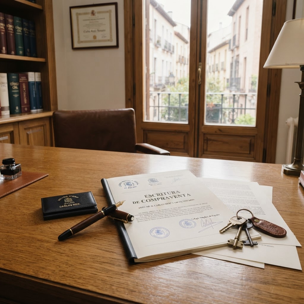 Signature d'un acte authentique en Espagne