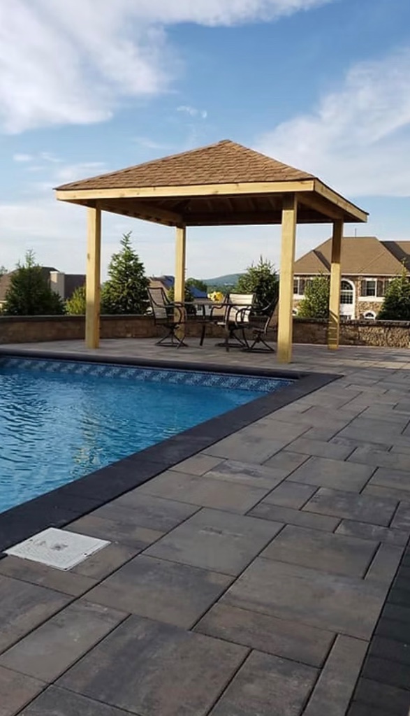 Pool Surround & Pergola