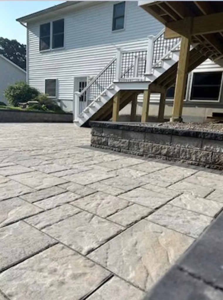 Large Format Paver Patio
