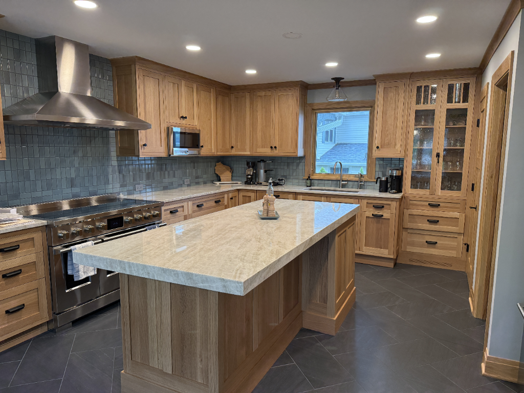 Premium craftsmanship wood joinery detail