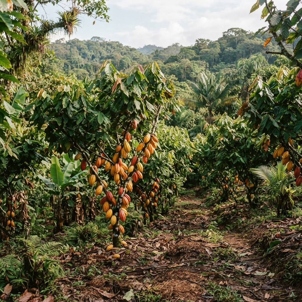 Origin-specific cacao program sourcing category