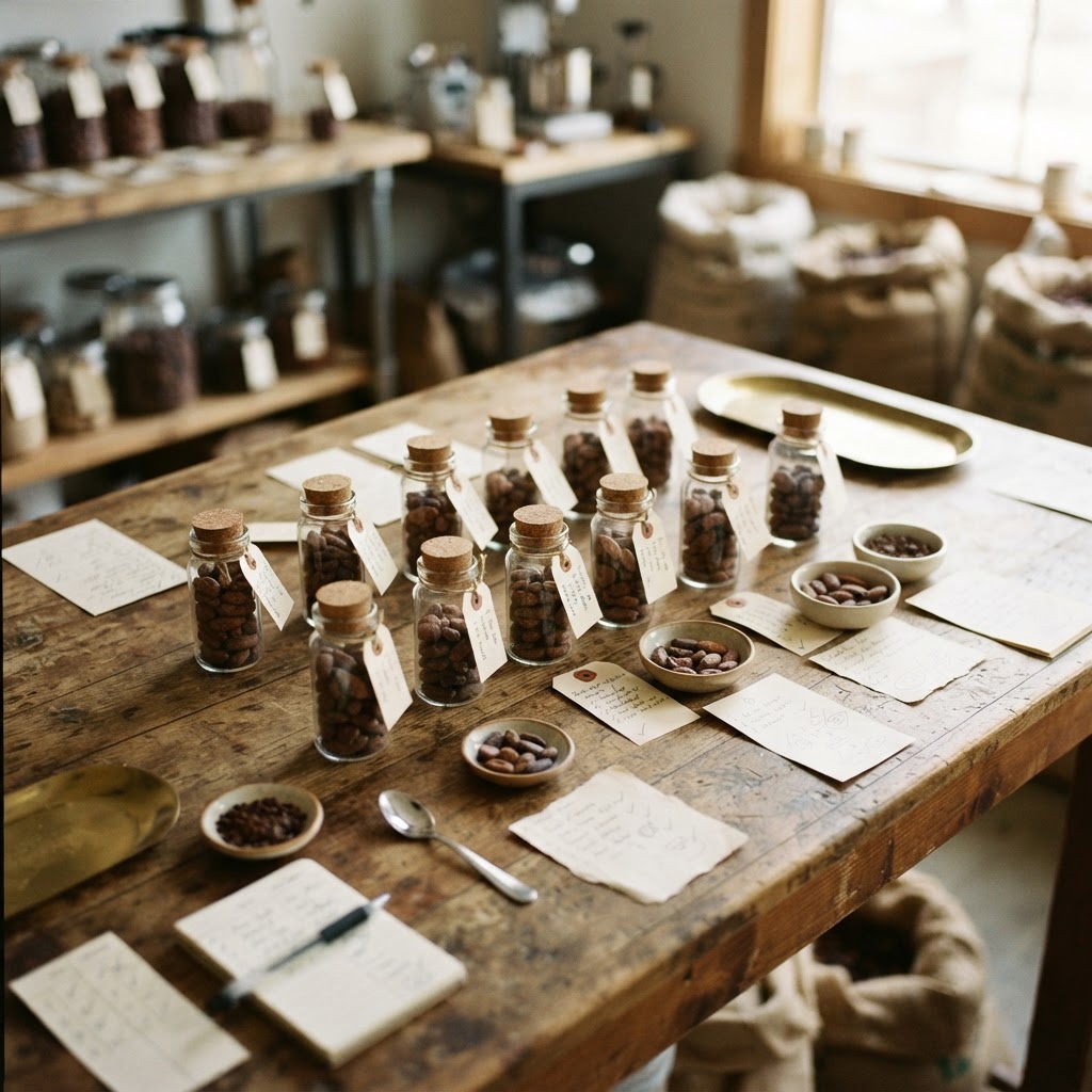 Specialty cacao lot sourcing category