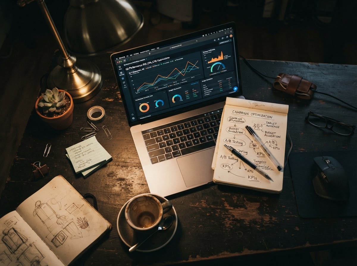 Creative workspace at the agency