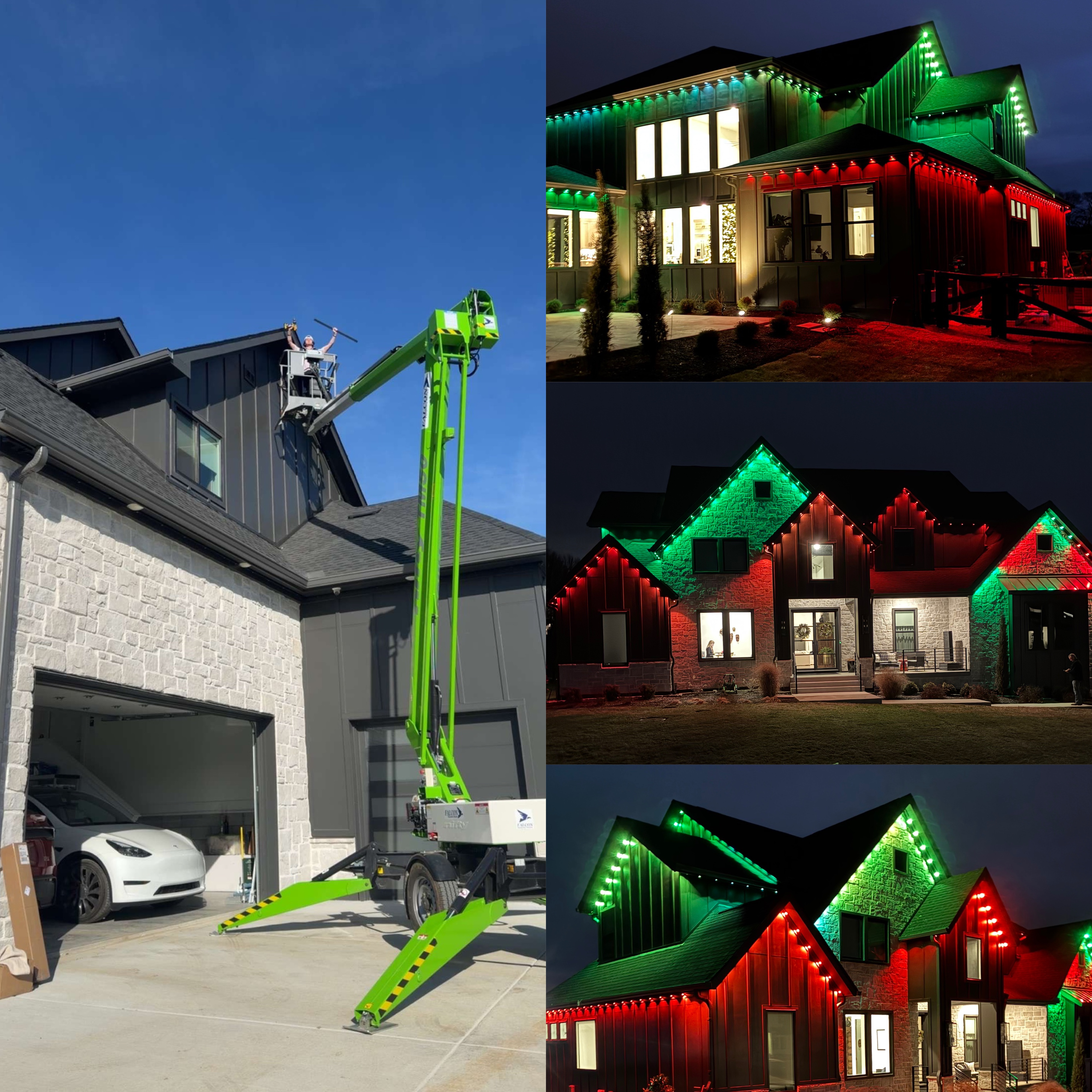 Holiday Lighting Installation