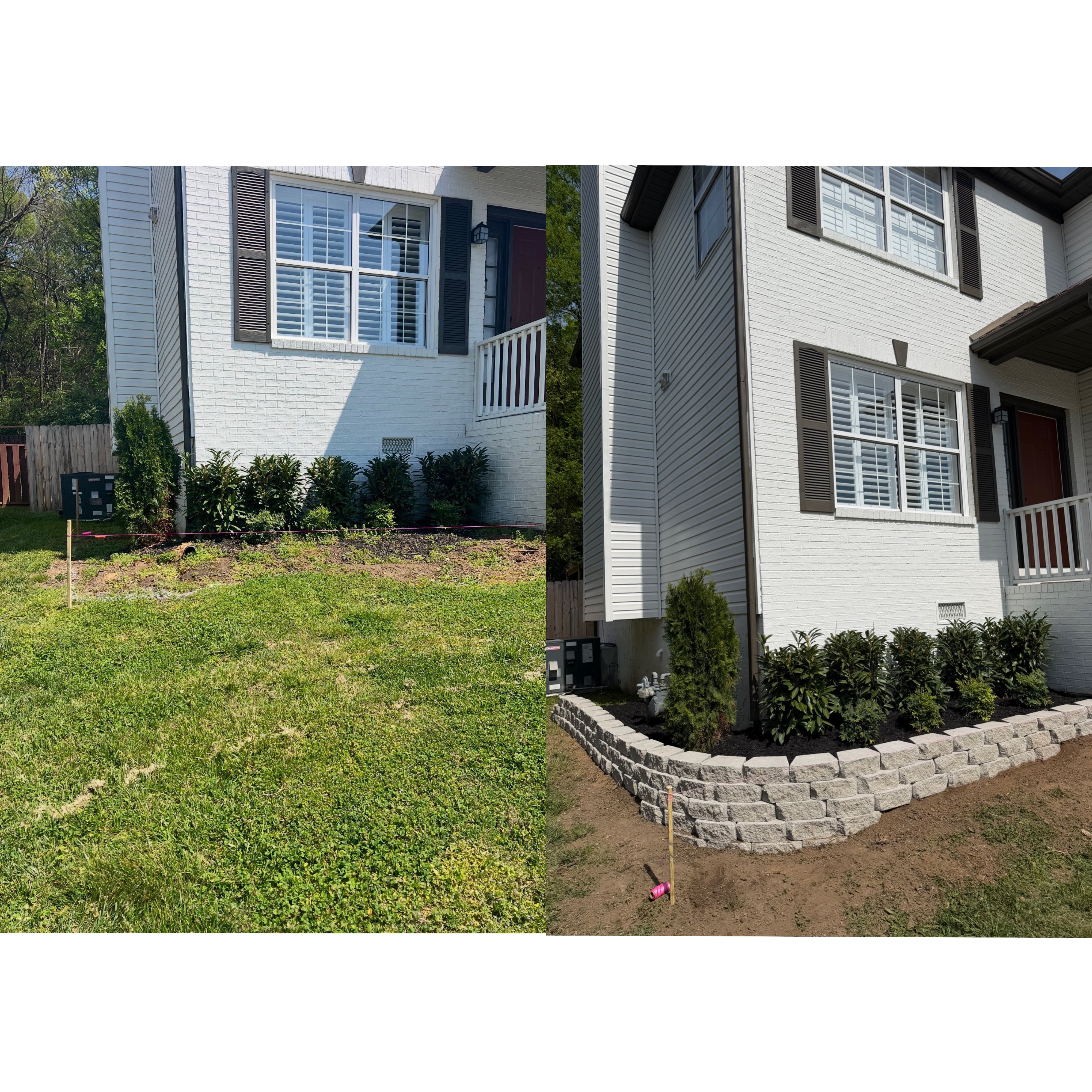 Retaining Wall Installation