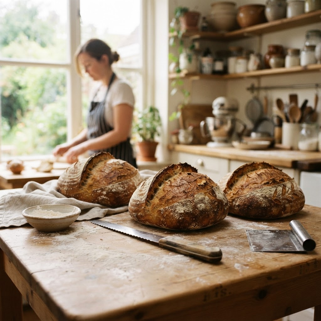 KicsiKitchen BreadClub - Kovászos Kenyér Kurzus és Kiszállítás (Royal Leamington Spa)