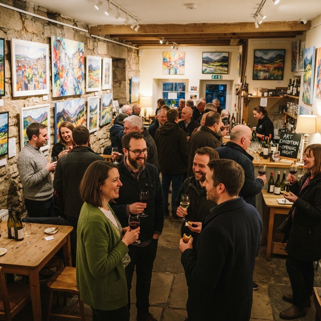 Majoros Erika - Színvallás Kivállitás Megnyitója (Edinburgh)