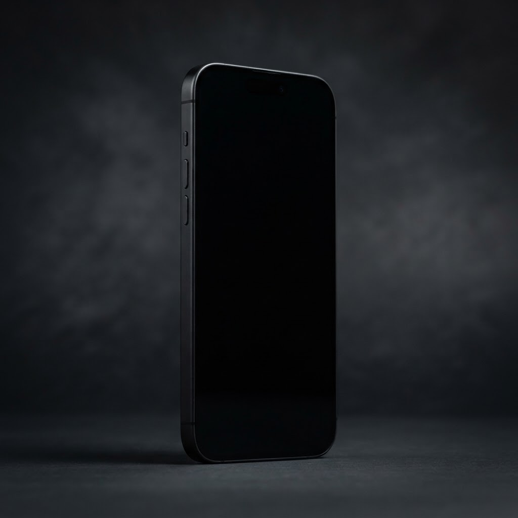 iPhone med ny skærm og fuldt batteri