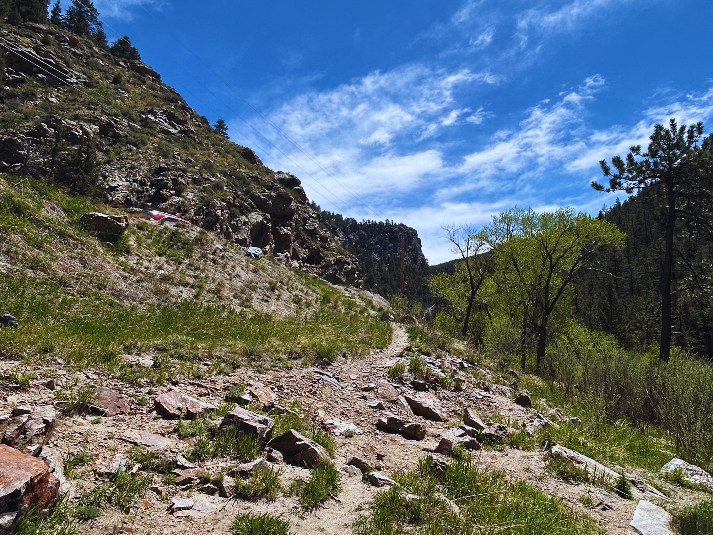 Rocky mountain trail near The Nest at Black Hawk
