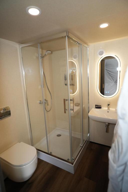 Bathroom inside a dome